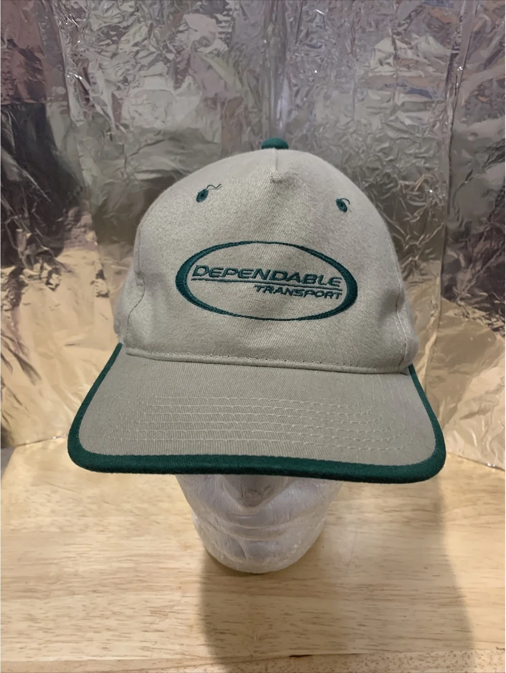 Dependable Transport Trucking Company Delivering Goods By Truck Baseball Cap